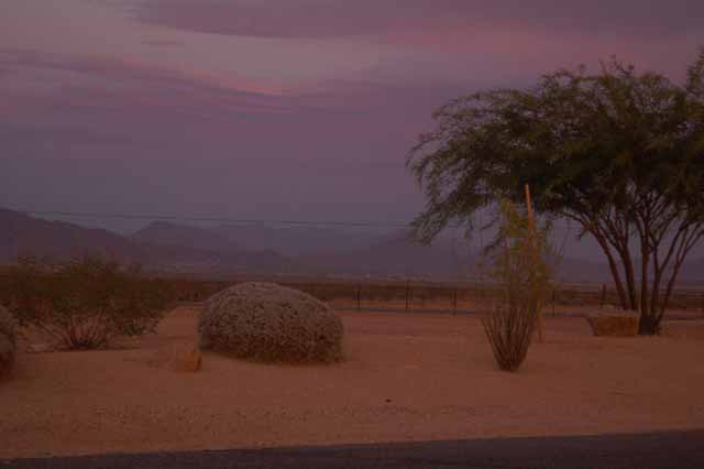just inside the rv park